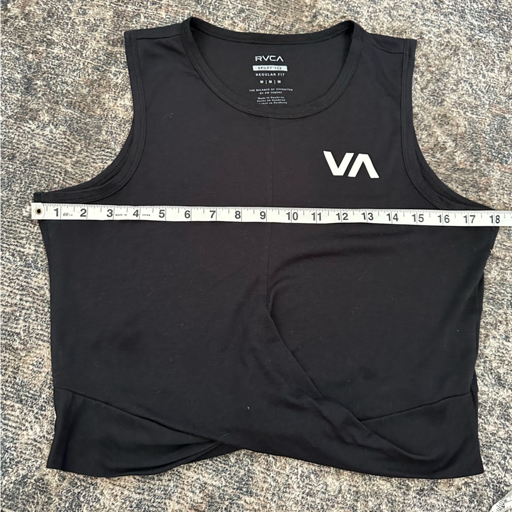 RVCA Women's Black Sleeveless Tank Top